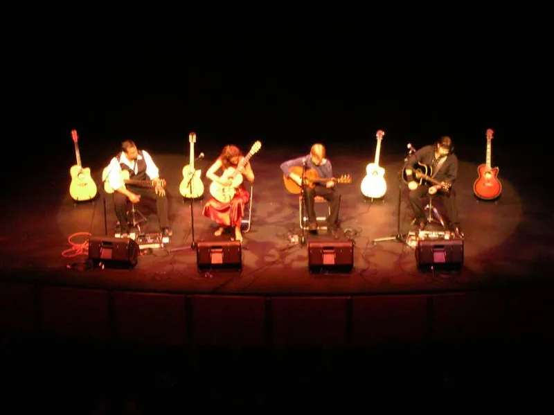 Guitar Heaven quartet on-stage